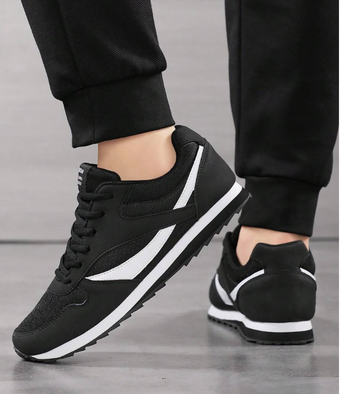 Comfortable Training Flat Student Shoes, Wear-Resistant Anti-Skid Soles, Breathable Mesh Fabric And Suede